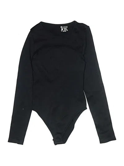 Pre-owned Oqq Bodysuit In Black