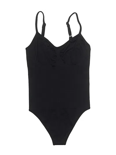 Pre-owned Oqq Bodysuit In Black