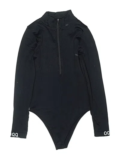 Pre-owned Oqq Bodysuit In Black