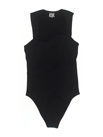 Pre-owned Oqq Bodysuit In Black