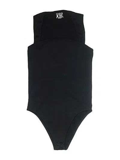 Pre-owned Oqq Bodysuit In Black