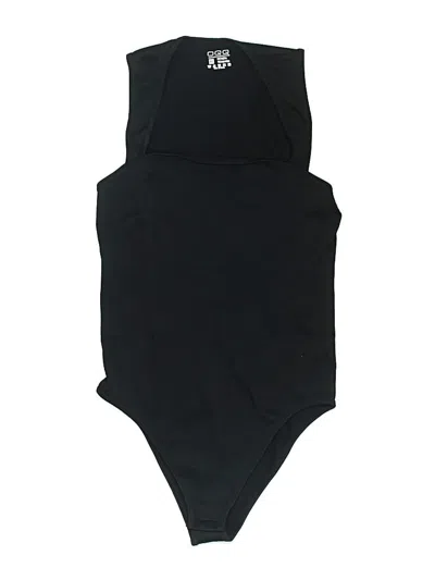 Pre-owned Oqq Bodysuit In Black
