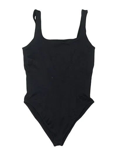 Pre-owned Oqq Bodysuit In Black