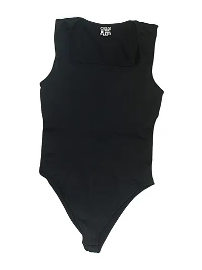 Pre-owned Oqq Bodysuit In Black