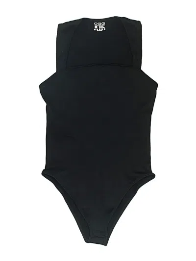 Pre-owned Oqq Bodysuit In Black