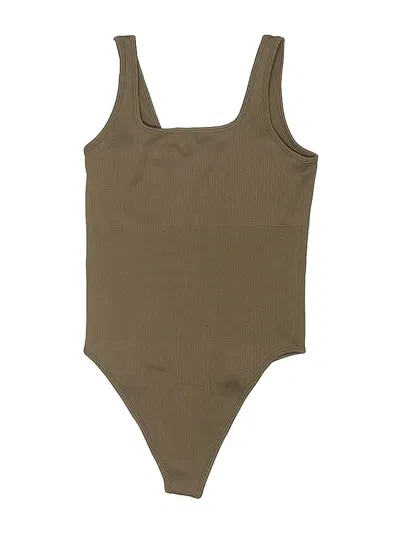 Pre-owned Oqq Bodysuit In Brown