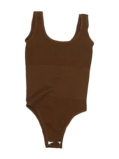 Pre-owned Oqq Bodysuit In Brown