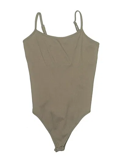Pre-owned Oqq Bodysuit In Brown