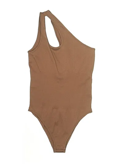 Pre-owned Oqq Bodysuit In Brown