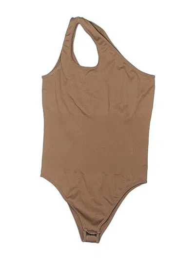 Pre-owned Oqq Bodysuit In Brown