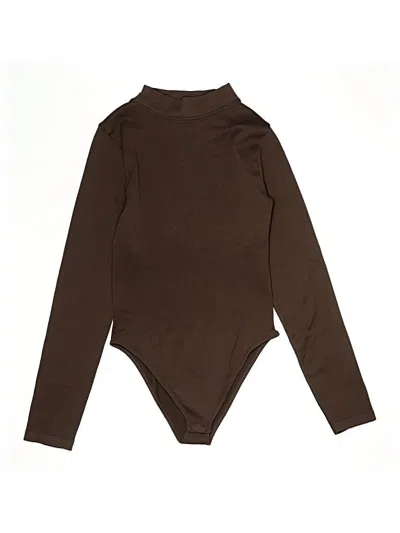 Pre-owned Oqq Bodysuit In Brown