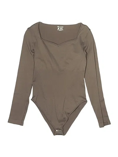 Pre-owned Oqq Bodysuit In Brown