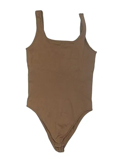 Pre-owned Oqq Bodysuit In Brown