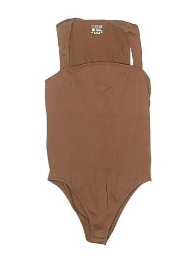 Pre-owned Oqq Bodysuit In Brown
