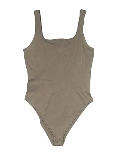 Pre-owned Oqq Bodysuit In Brown