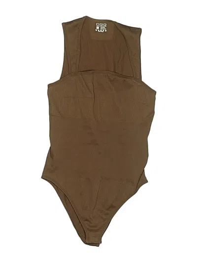 Pre-owned Oqq Bodysuit In Brown