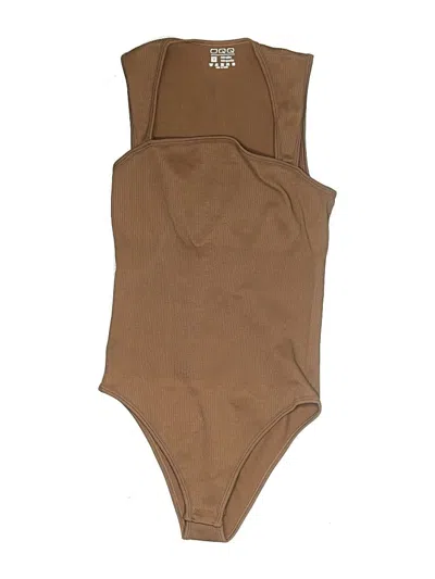 Pre-owned Oqq Bodysuit In Brown