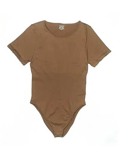 Pre-owned Oqq Bodysuit In Brown