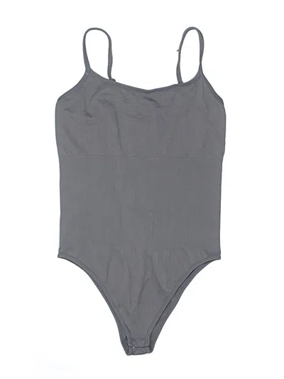 Pre-owned Oqq Bodysuit In Gray