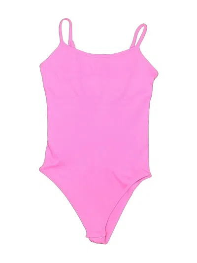 Pre-owned Oqq Bodysuit In Pink