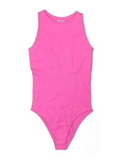 Pre-owned Oqq Bodysuit In Pink