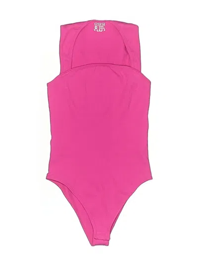 Pre-owned Oqq Bodysuit In Pink