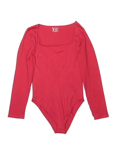 Pre-owned Oqq Bodysuit In Red