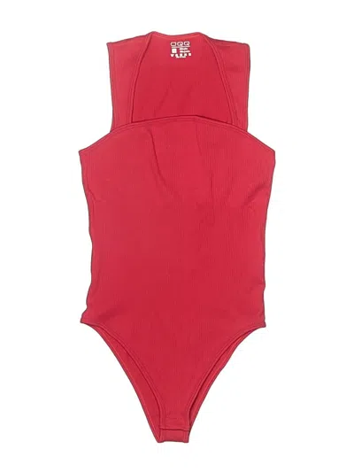 Pre-owned Oqq Bodysuit In Red
