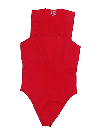 Pre-owned Oqq Bodysuit In Red