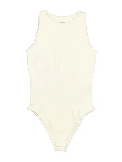 Pre-owned Oqq Bodysuit In White