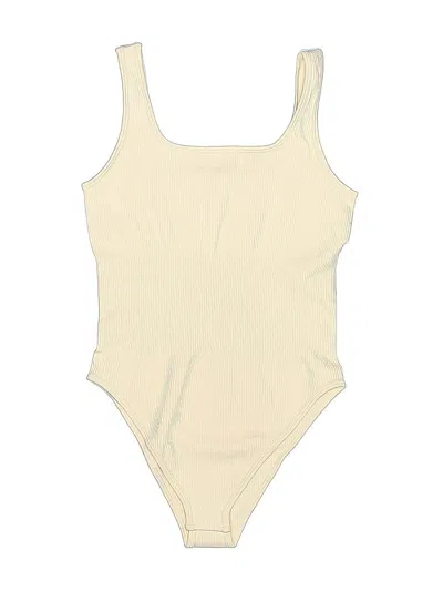 Pre-owned Oqq Bodysuit In White