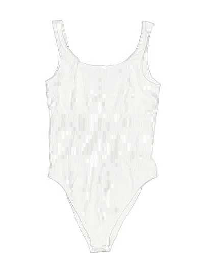 Pre-owned Oqq Bodysuit In White