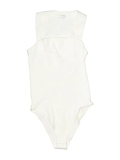 Pre-owned Oqq Bodysuit In White