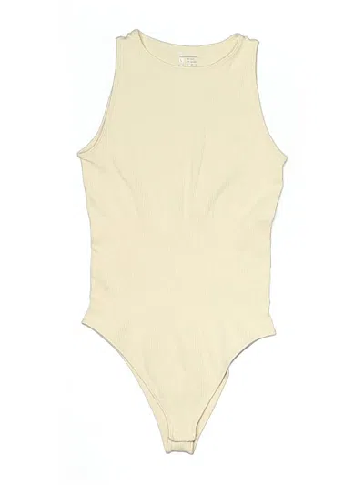 Pre-owned Oqq Bodysuit In White