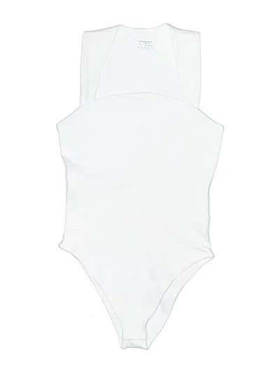 Pre-owned Oqq Bodysuit In White