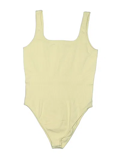 Pre-owned Oqq Bodysuit In White