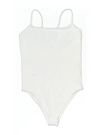 Pre-owned Oqq Bodysuit In White