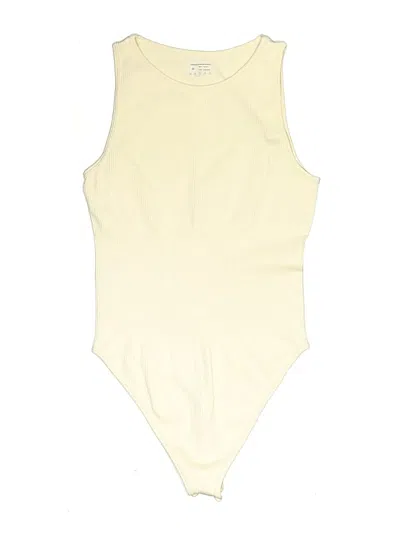 Pre-owned Oqq Bodysuit In White