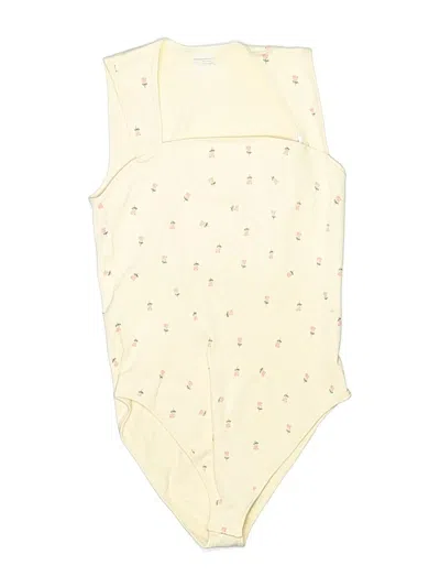 Pre-owned Oqq Bodysuit In White