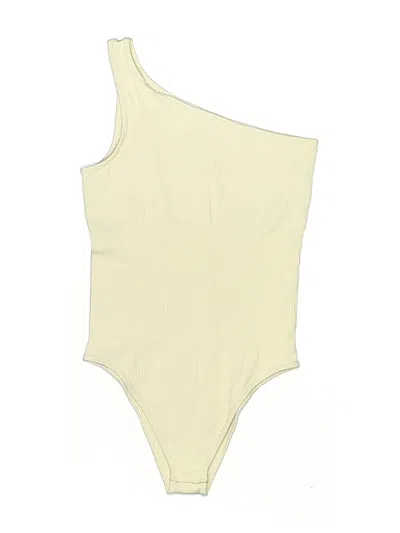 Pre-owned Oqq Bodysuit In White