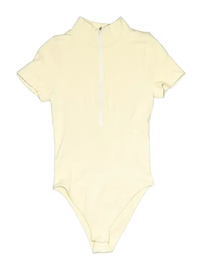 Pre-owned Oqq Bodysuit In Yellow