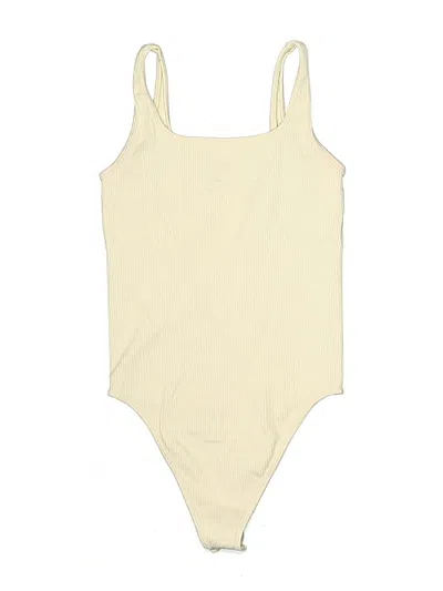 Pre-owned Oqq Bodysuit In Yellow