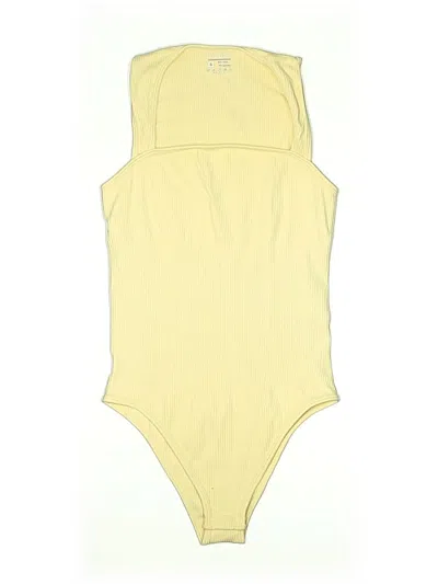 Pre-owned Oqq Bodysuit In Yellow