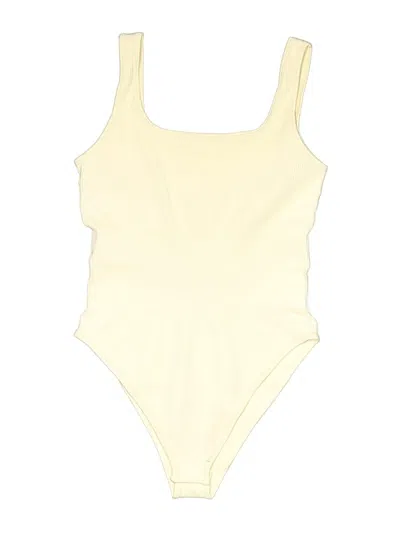 Pre-owned Oqq Bodysuit In Yellow