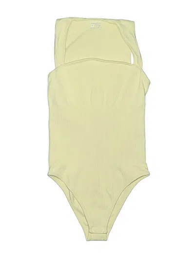 Pre-owned Oqq Bodysuit In Yellow