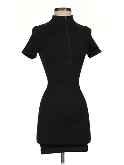 Pre-owned Oqq Casual Dress In Black