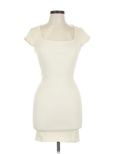 Pre-owned Oqq Casual Dress In White