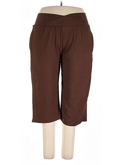 Pre-owned Oqq Casual Pants In Brown