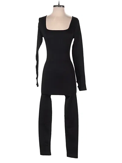 Pre-owned Oqq Jumpsuit In Black