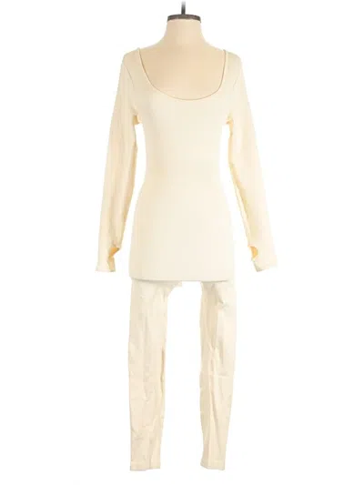 Pre-owned Oqq Jumpsuit In White
